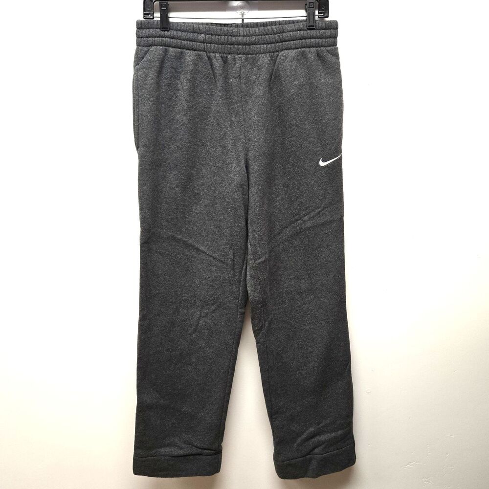 Nike Men's Club Classic Sweatpants Dark Gray Sz Small Straight Leg Joggers Logo